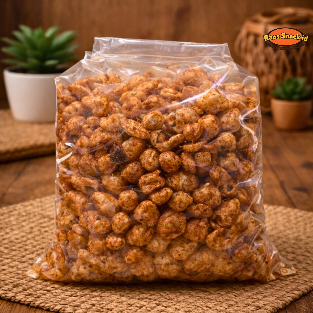 cimol kering 1kg pedas/cimol kering gurih/cimol kering melimpah/cimol kering crispy