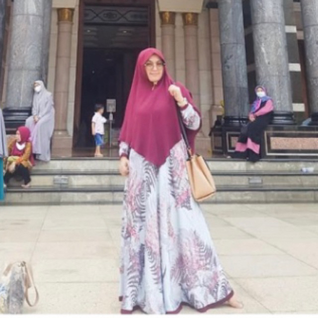 PL gamis syari plus khimar
