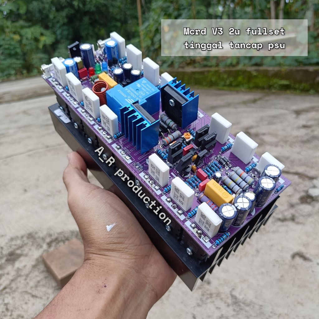 Driver mcrd v3 darlington 2u 20cm 7set final 524 fullset tinggal colok PSU dijamin gler cocok untuk 