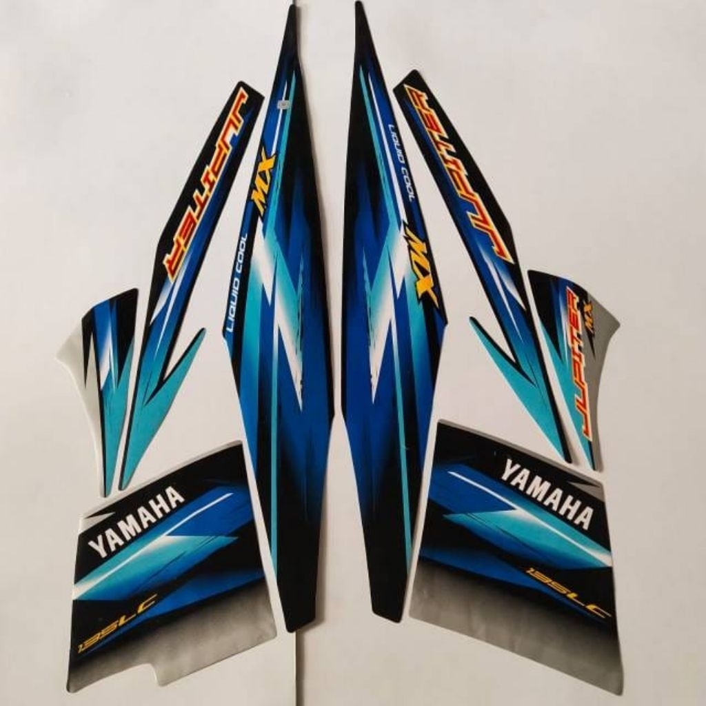 Striping stiker body motor Yamaha Mx Old 2006 2007 stiker list bodi motor mx old tahun 2006 2007