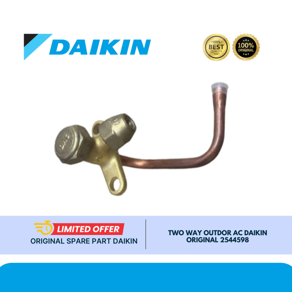 LIQUID STOP VALVE ASSY/ TWO WAY OUTDOR AC DAIKIN RC35AGV1 RV35CV19 SRC35AGV1M  ORIGINAL 2544598