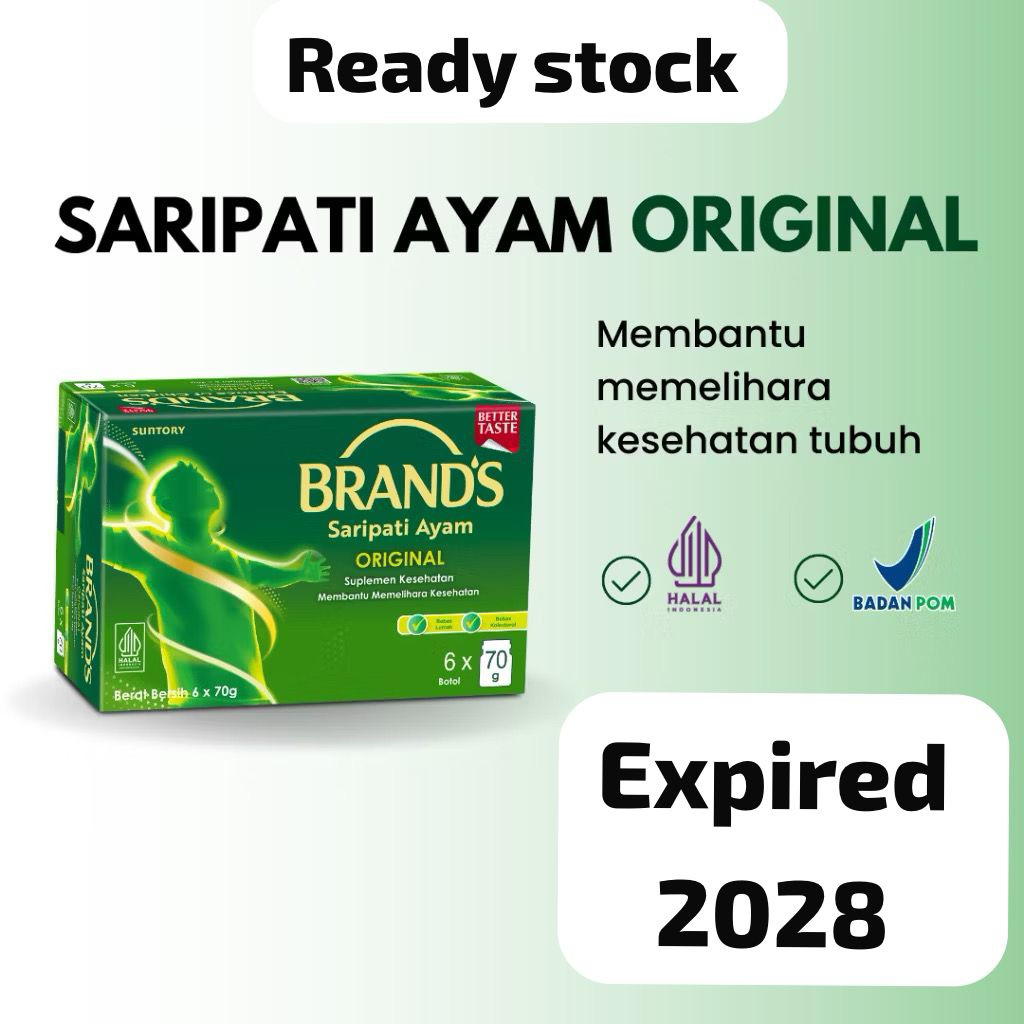 Brands Saripati Ayam Original 6 Botol 70gr