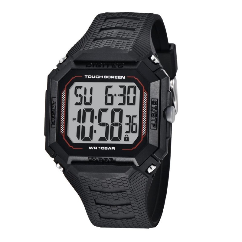 JAM TANGAN Digitec DS 8085T BKR 4W Black Red List