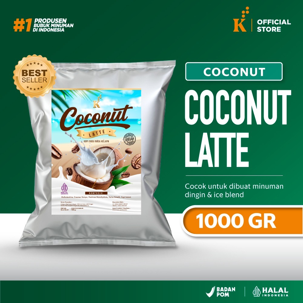 Coconut Latte Creamer - Bubuk Kopi Susu Rasa Kelapa (1Kg)