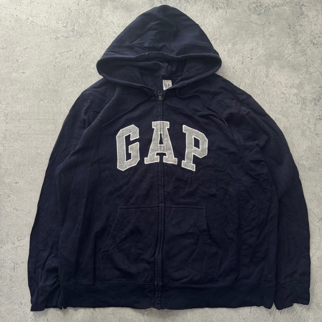 Gap Zipper Hoodie Blue Navy