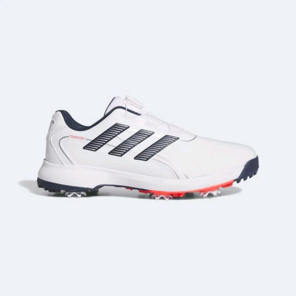 Sepatu Golf Adidas Traxion Lite 24 BOA White Navy Red Original