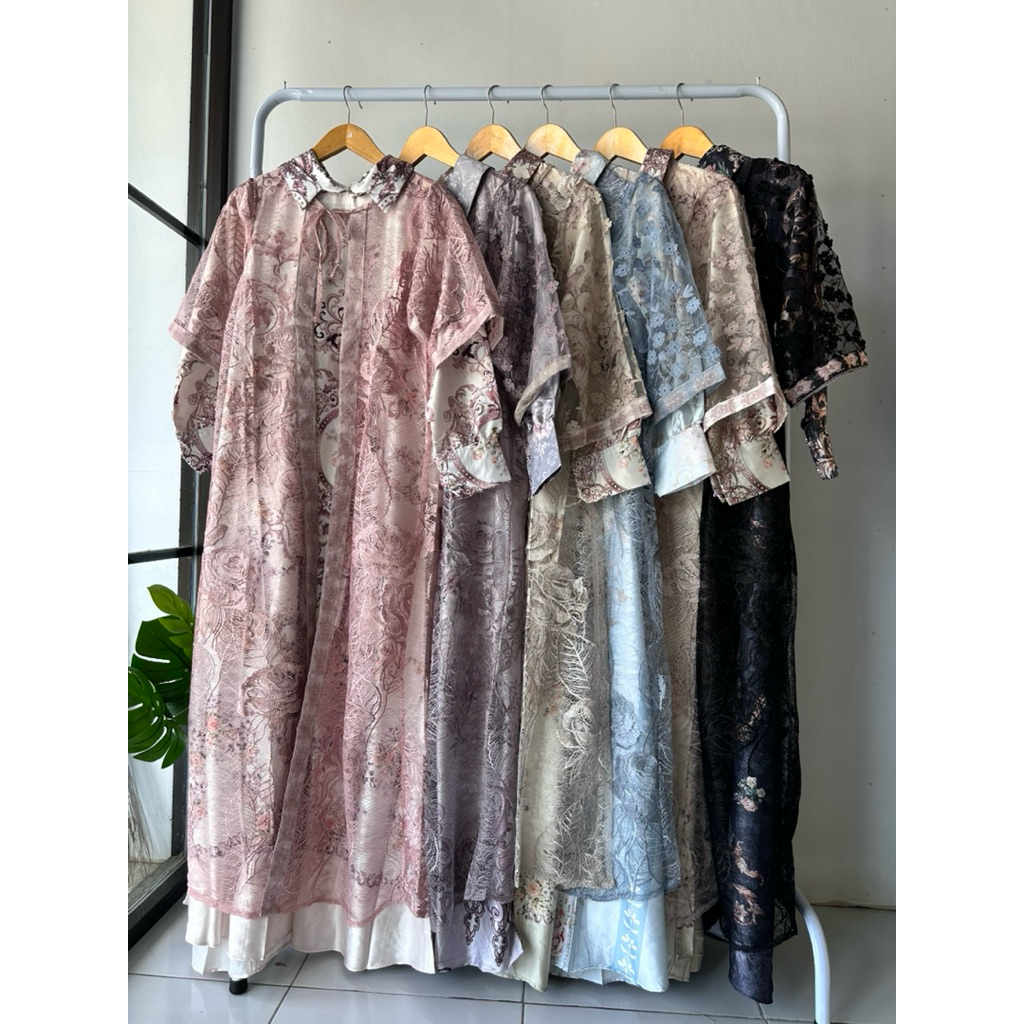 gamis 2in1 premium rompi lepas tanpa hijab