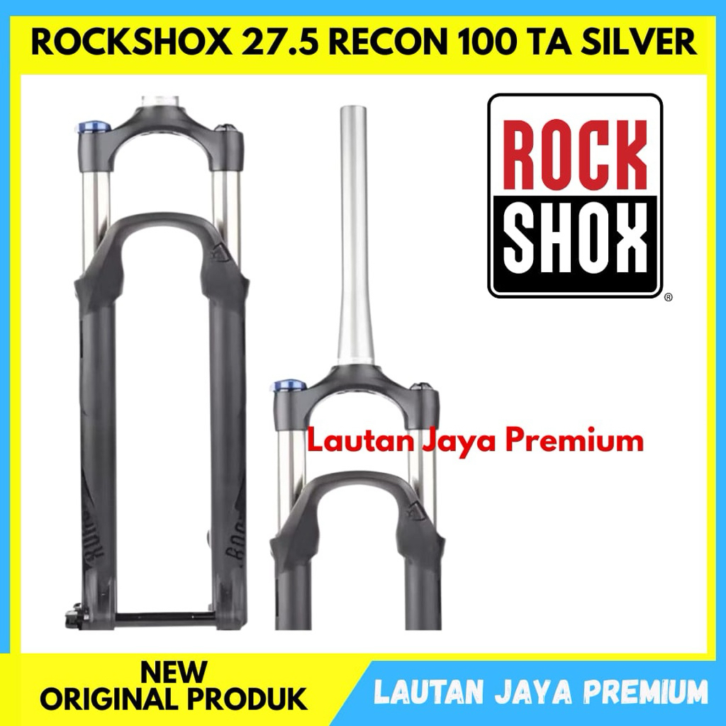 FORK ROCKSHOX RECON 27.5 SILVER TA100 NEW