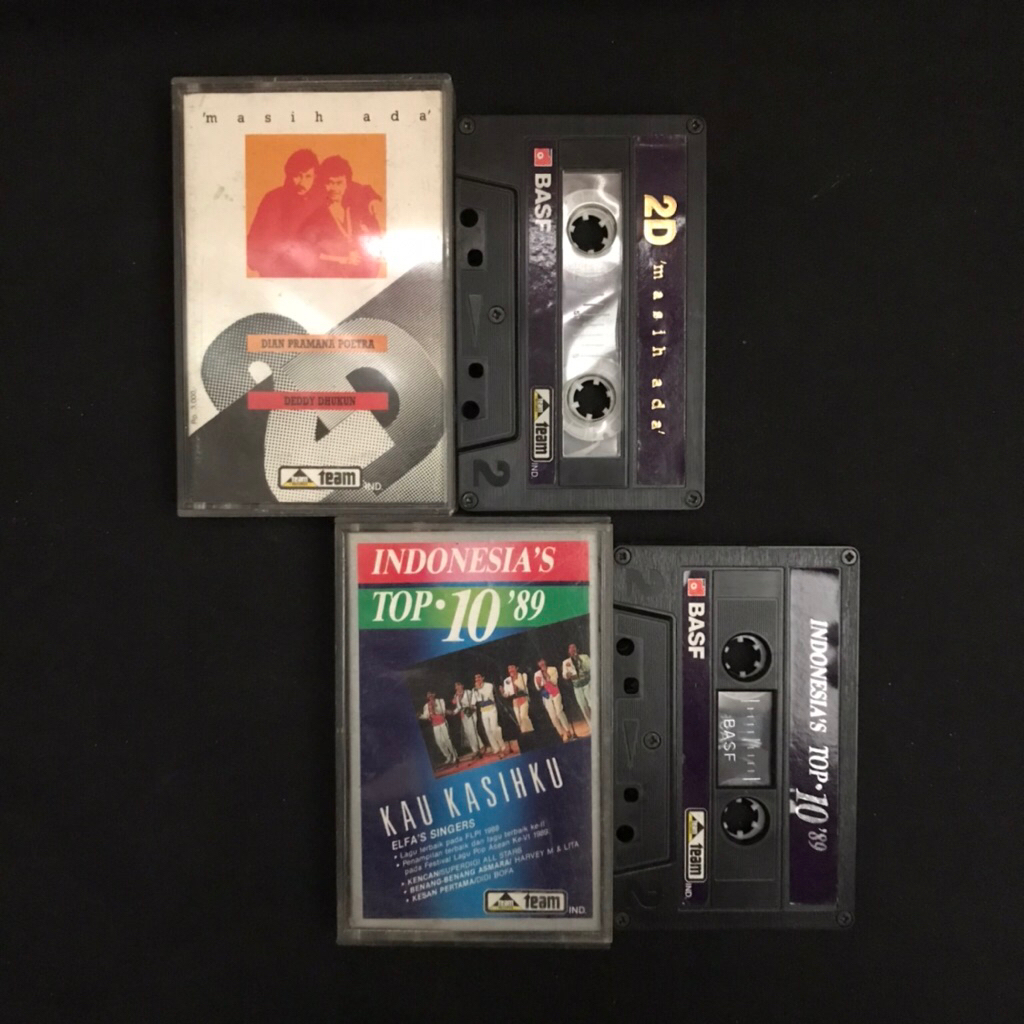 Kaset 2D Dian Prama Poetra Deddy Dhukun - Masih Ada & Indonesia’s Top 10 ‘89 (sepaket)