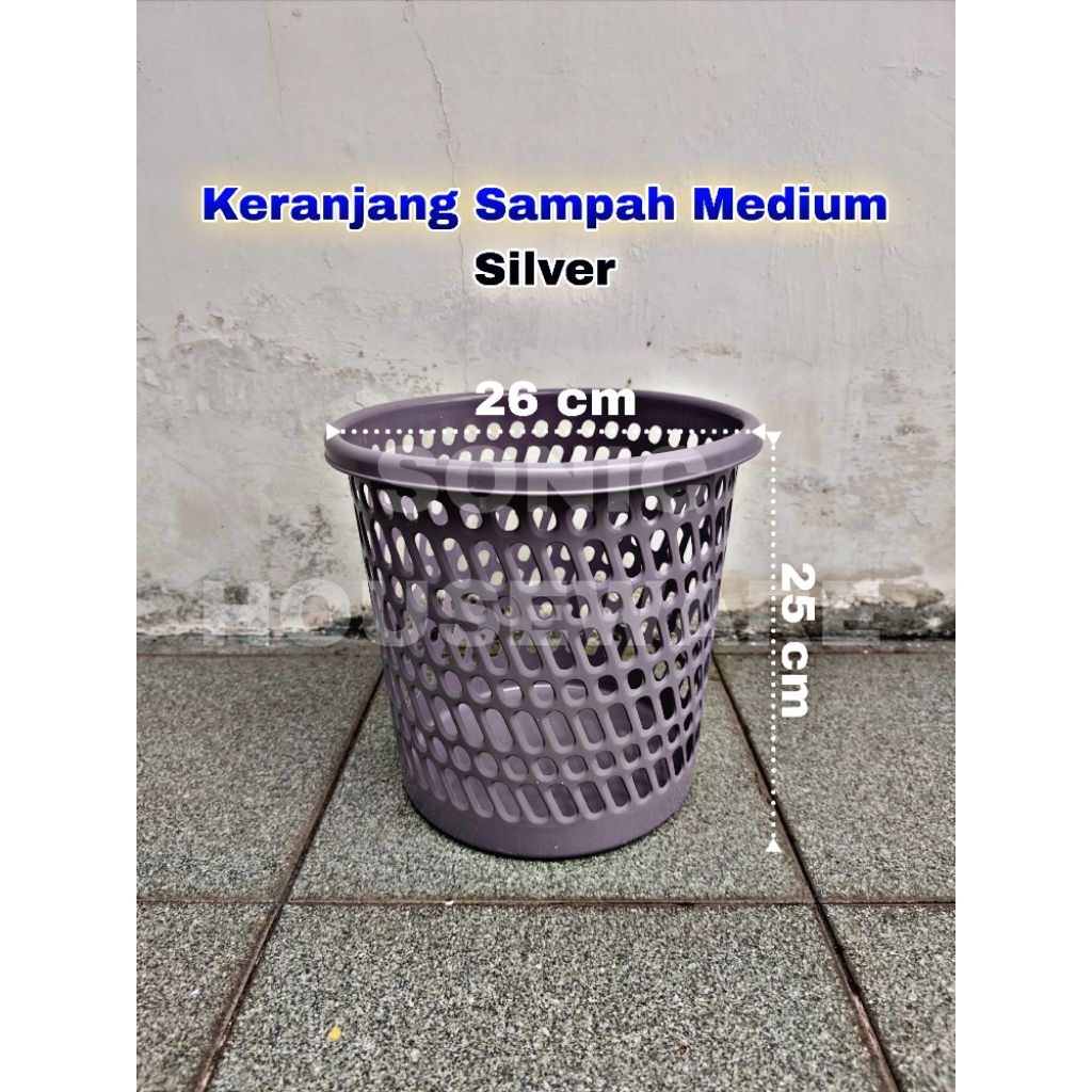 Keranjang Sampah Medium Wadah Tempat Sampah Honeycomb Sarang Lebah Murah Plastik Warna Merah Biru Hi