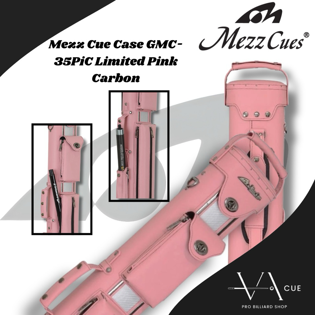 Mezz Cue Case GMC - 3Pic Limited Pink Carbon - Hard Cue Case