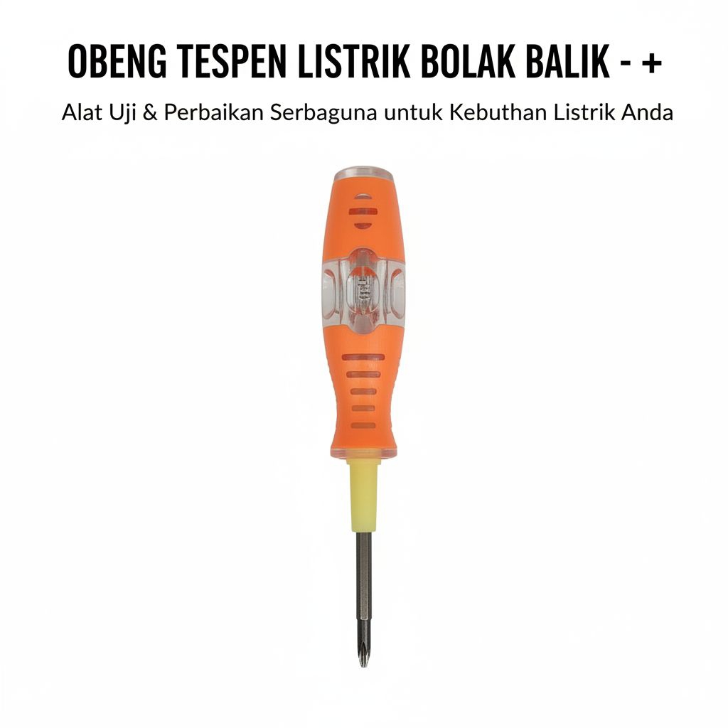 OBENG TESPEN LISTRIK BOLAK BALIK -- +