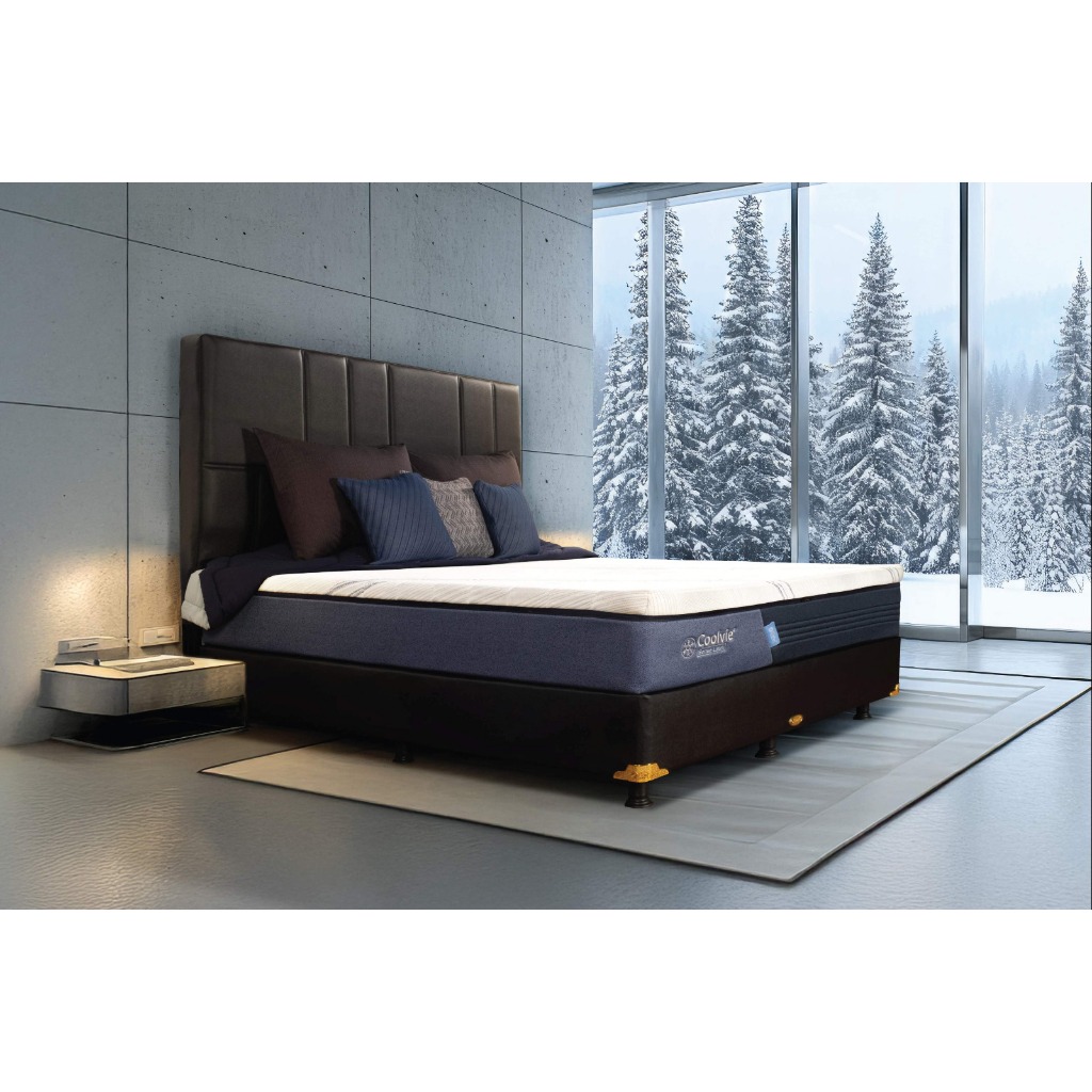 Kasur Central Coolvie Smart Sense Latex 26cm (Full set) - Uk 90x200 cm,100x200 cm,120x200 cm,160x200