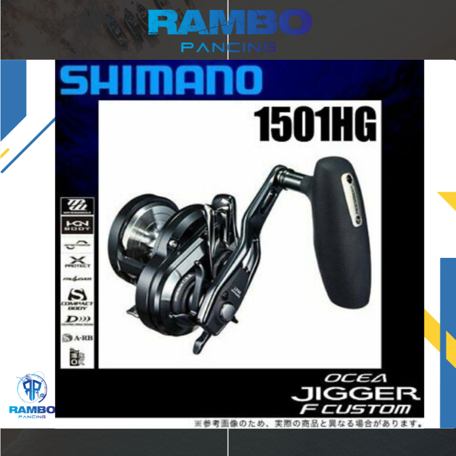 Shimano Ocea Jigger F Custom 1501HG Model 2022 Reel OH Shimano