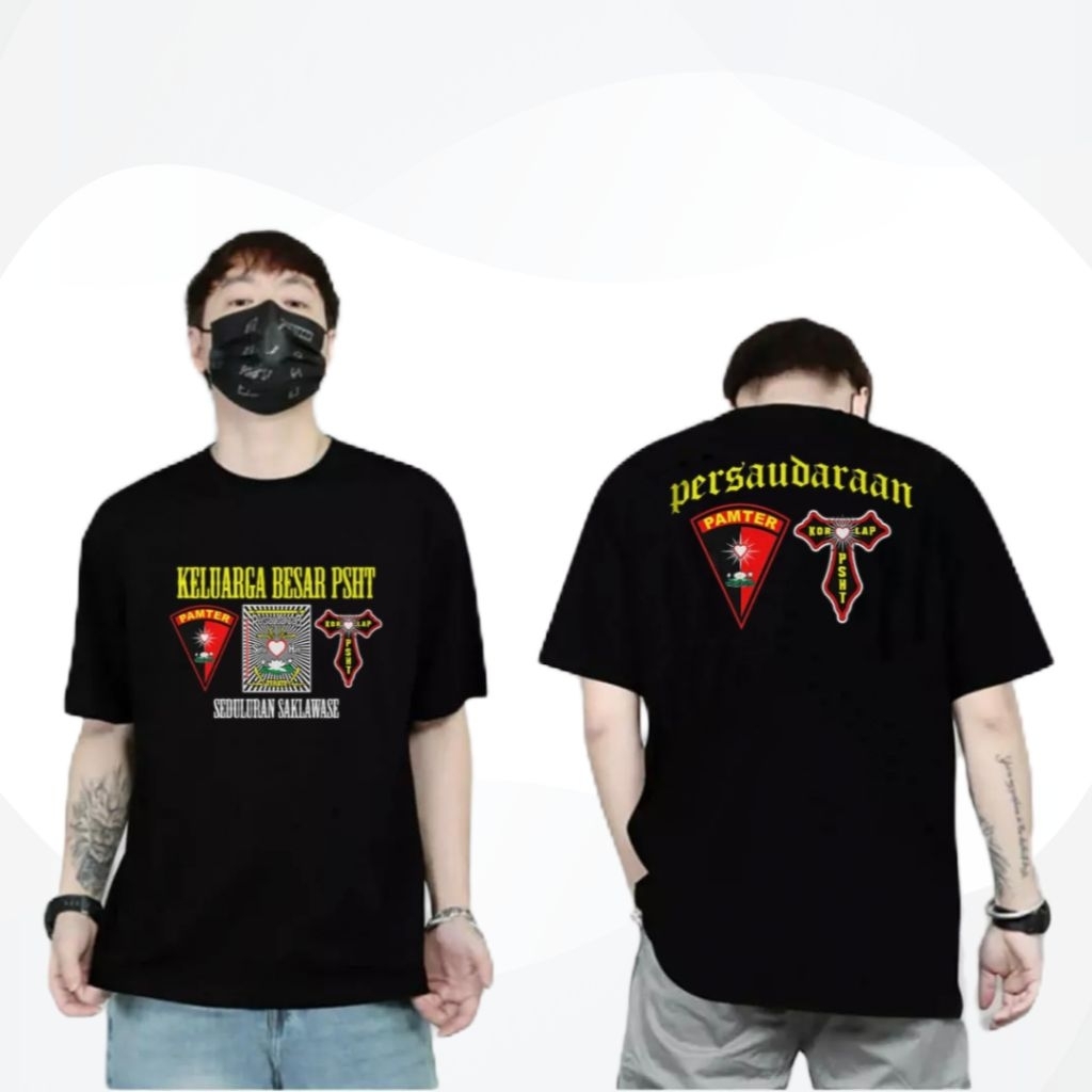 (Kode A) Kaos Keluarga Besar PSHT Korlap T Pamter