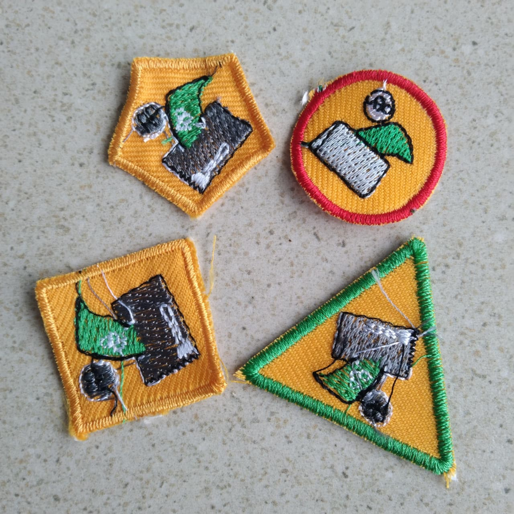 tkk wajib pramuka menabung terbaru penggalang penegak siaga bordir bijian