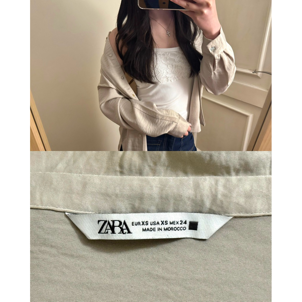ZARA Overshirt Size XS (Preloved)