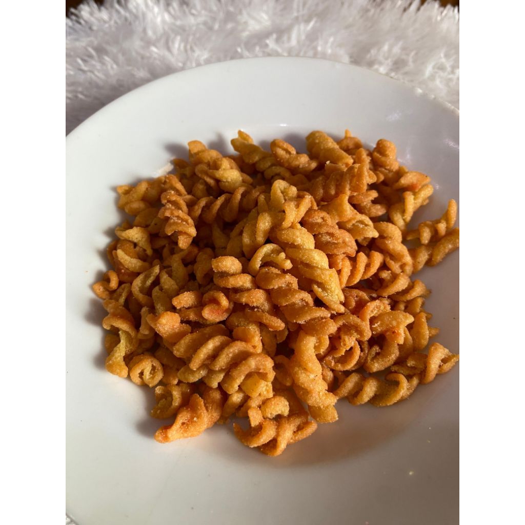 makaroni spiral keju manis makaroni spiral makroni sos makaroni rasa keju
