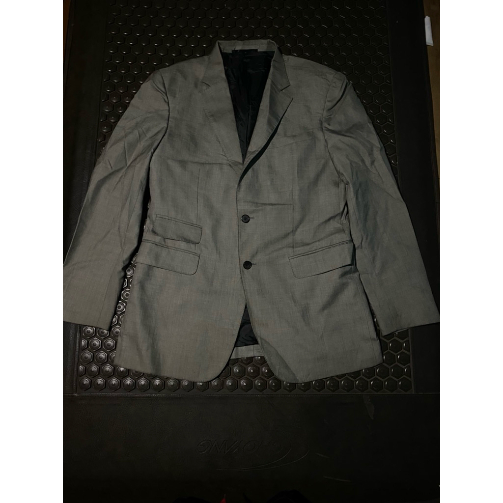 BLAZER JAS SUPER LUXURY GUCCI ABU TUA MEWAH BRANDED ( ada sedikit minus kikis di dua slide terakhir 