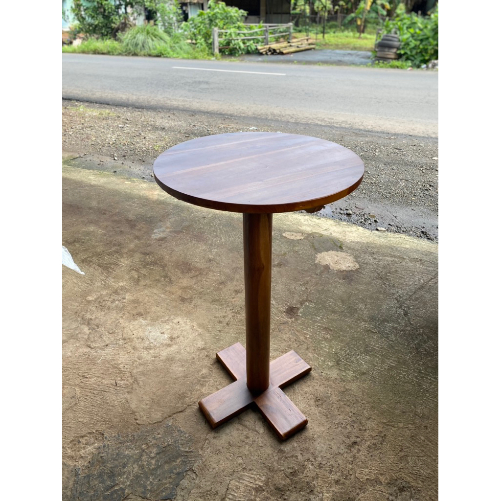 MEJA BAR CAFE MINIMALIS / meja cafe / meja bar / meja kopi / minimalis kayu jati berkualitas