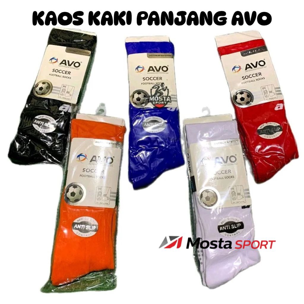 AVO KAOS KAKI PANJANG AVO ANTI SLIP SELUTUT