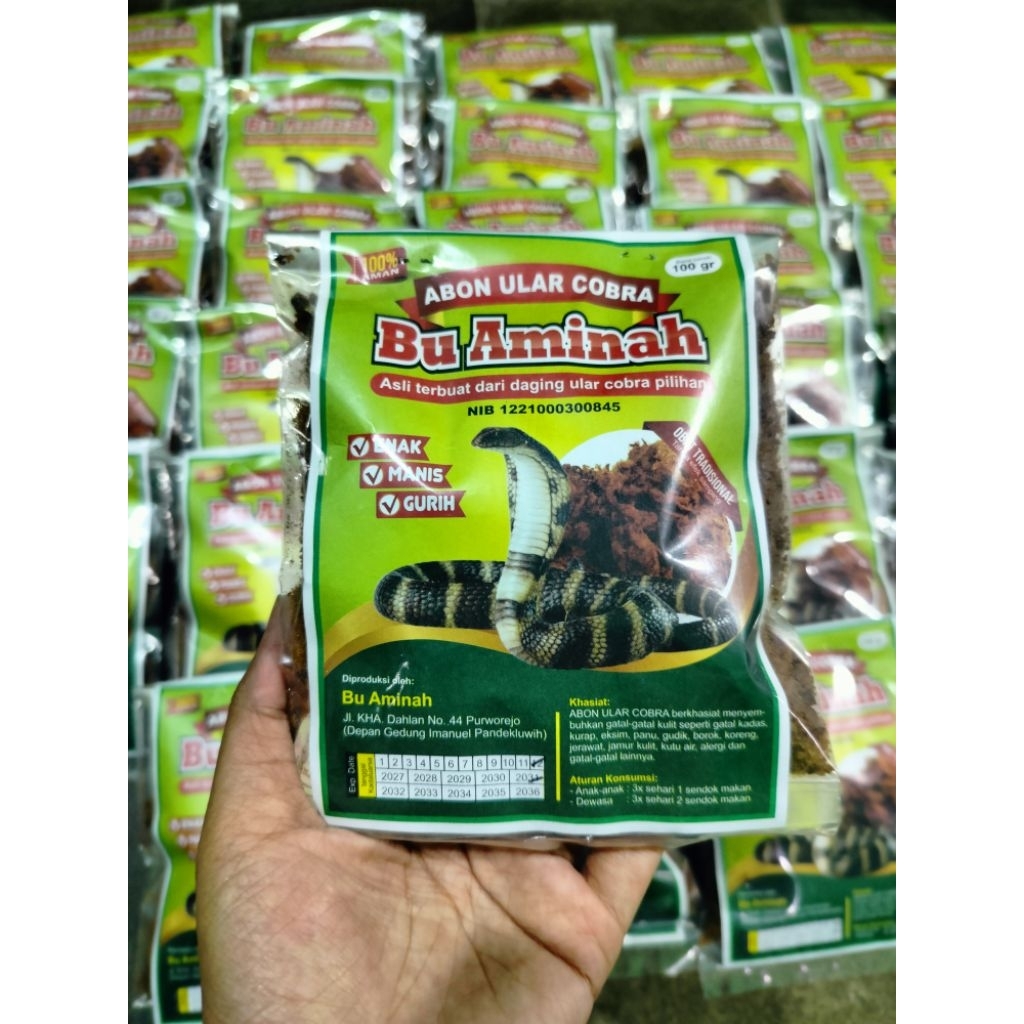 JR26 ABON ULAR COBRA ASLI BU AMINAH