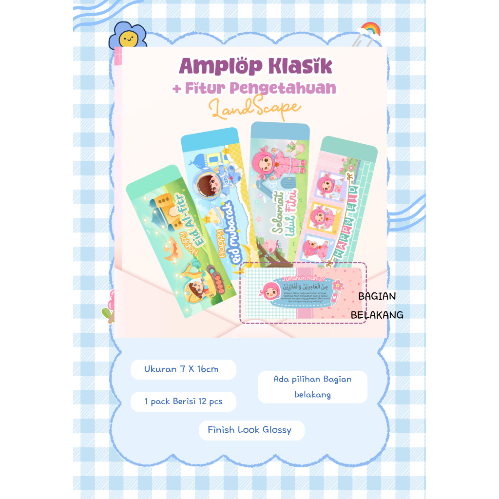 amplop panjang lucu, amplop panjang unik