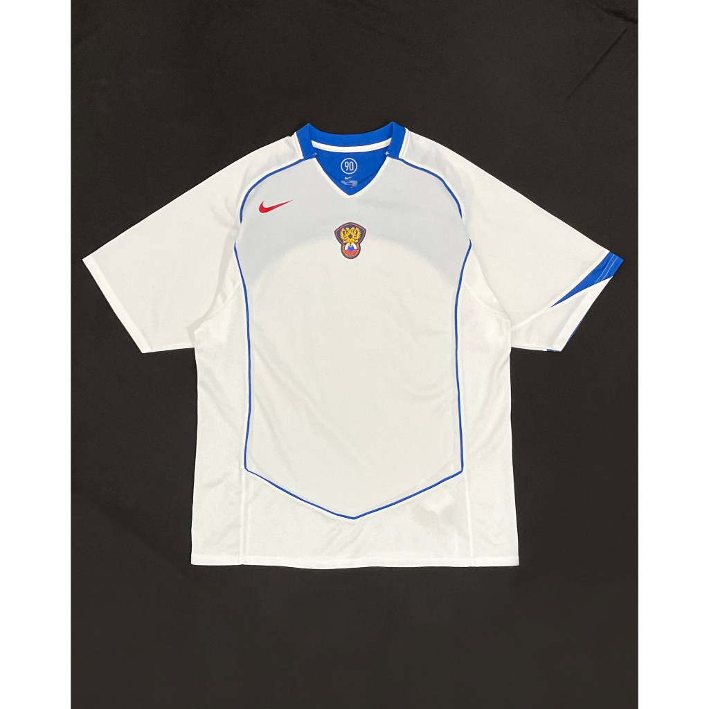 Original Nike Russia Home Kit 2004 2005 2006 Jersey Bola Vintage