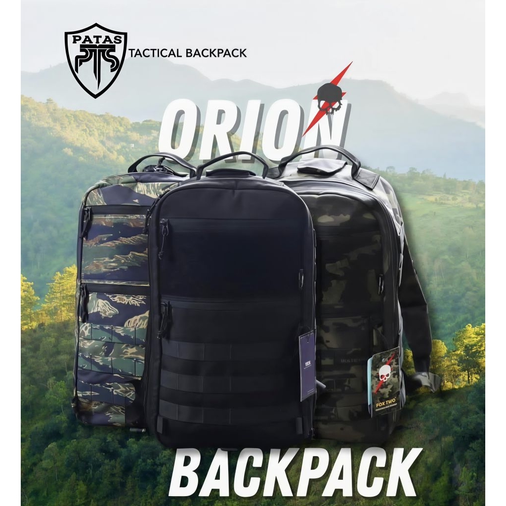 Tas Ransel Project Orion Bagpack Black Fox Two