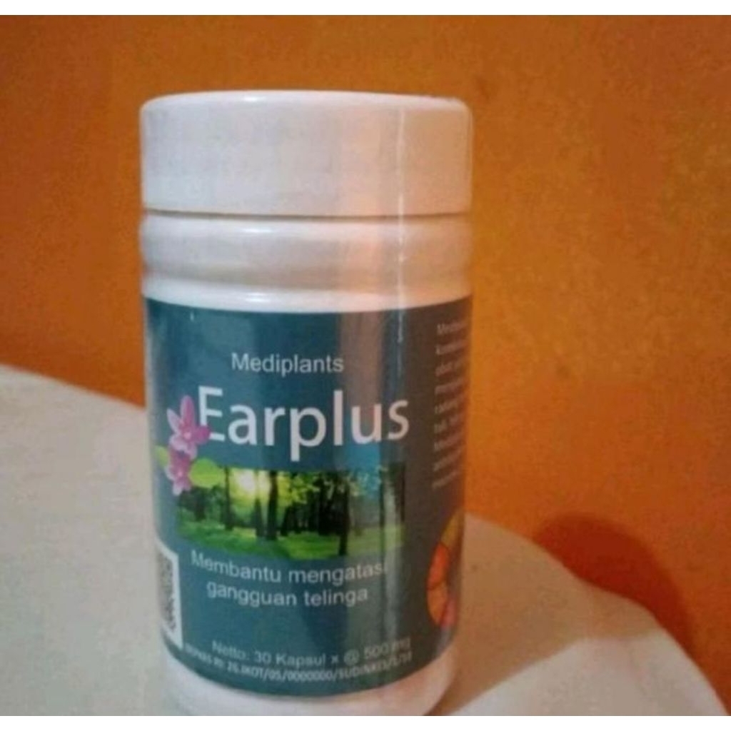 Produk Terbaik Obat Telinga Earplus Asli Original isi 30 Capsul