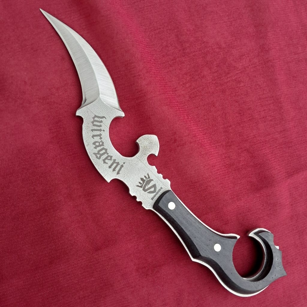 KARAMBIT / KERAMBIT WIRAGENI BAJA N695 ( KUJANG KARAMBIT )