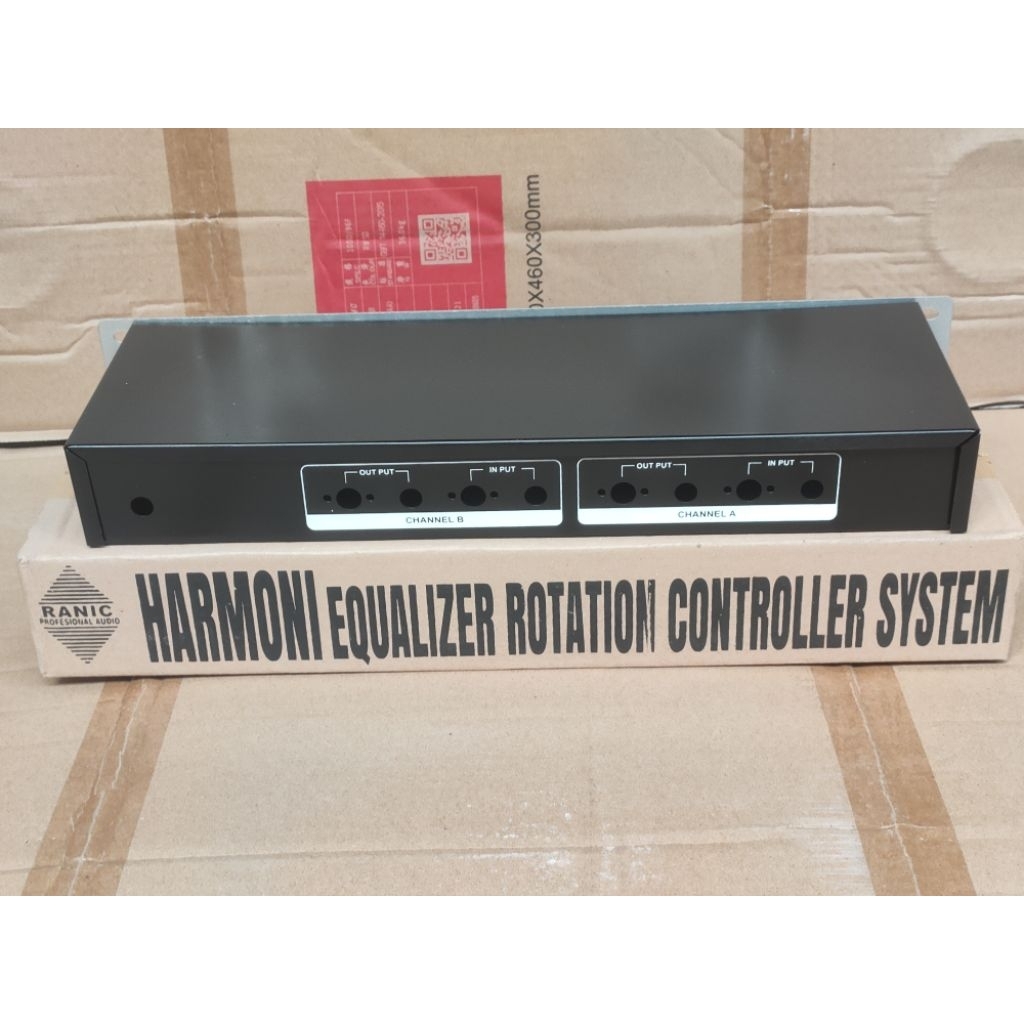 Maju Makmur Kit Dan Box Equalizer 10 Channel Stereo Potensio Putar Harmony