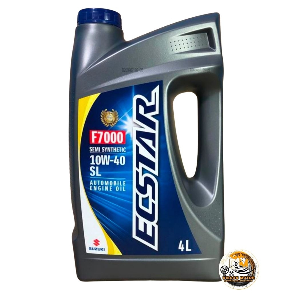 Ecstar F7000 Genuine Oil Suzuki 10W-40 SL 1.Liter / 4.Liter Oli Mobil Suzuki Ecstar F7000