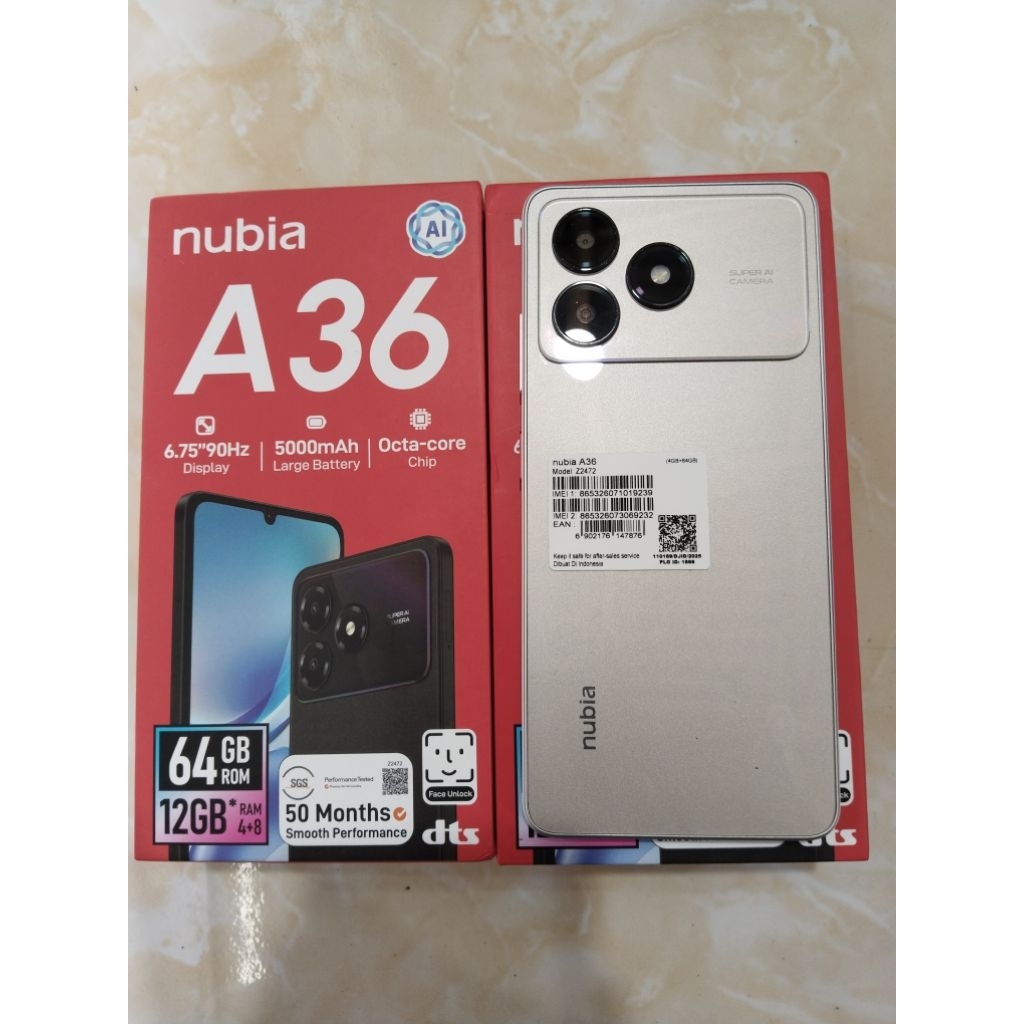 Nubia A36 4/64 second fullset