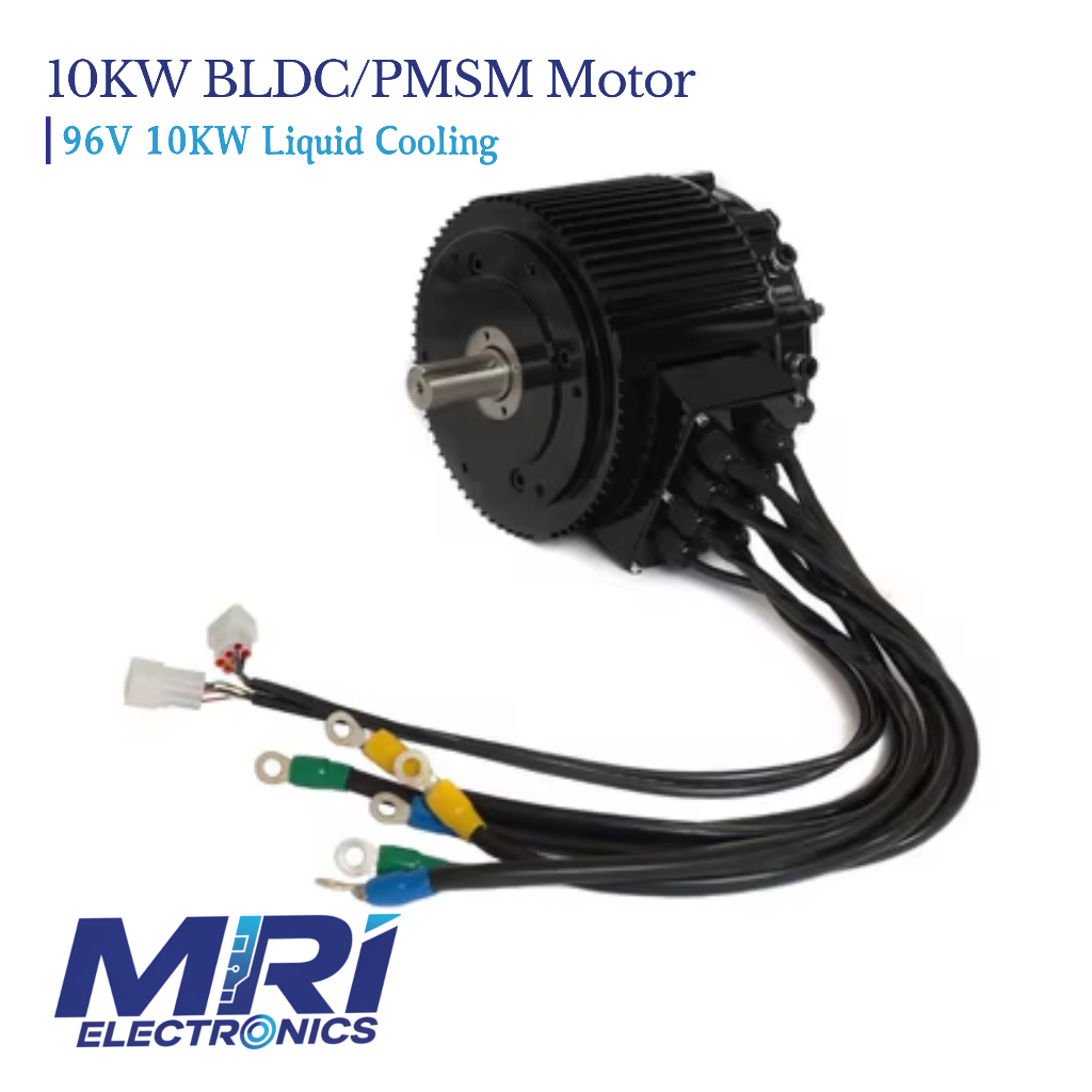 Motor Listrik 10KW 96V BLDC/PMSM HPM-10KW Liquid Cooling – High Power 8–20KW, 80Nm Peak Torque, 2000
