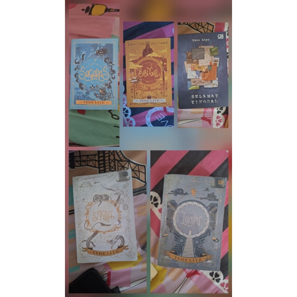 Buku preloved sagaras / bibi gill /si putih / lumpu / selamat tinggal