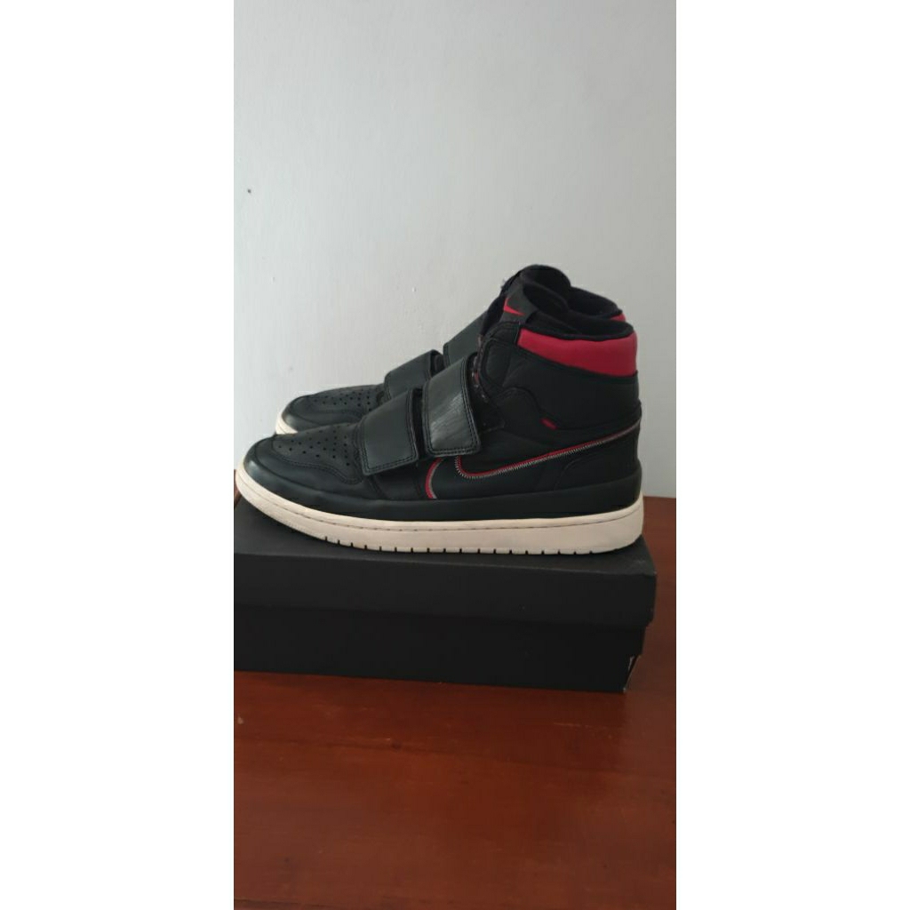 AJ1 HIGH DOUBLE STRAP GYM RED