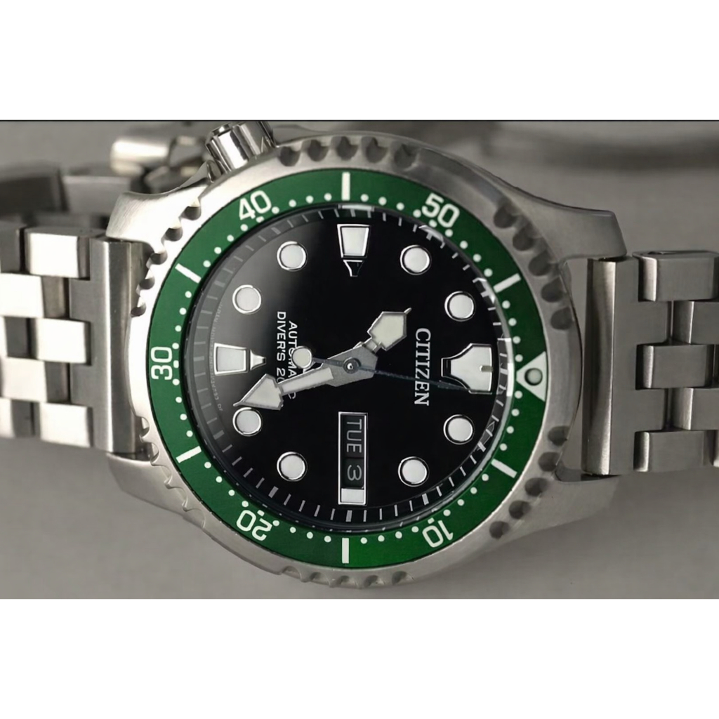 Citizen Promaster Diver Sea NY00 Wr200m Italian Military + Rantai Hexa 20mm