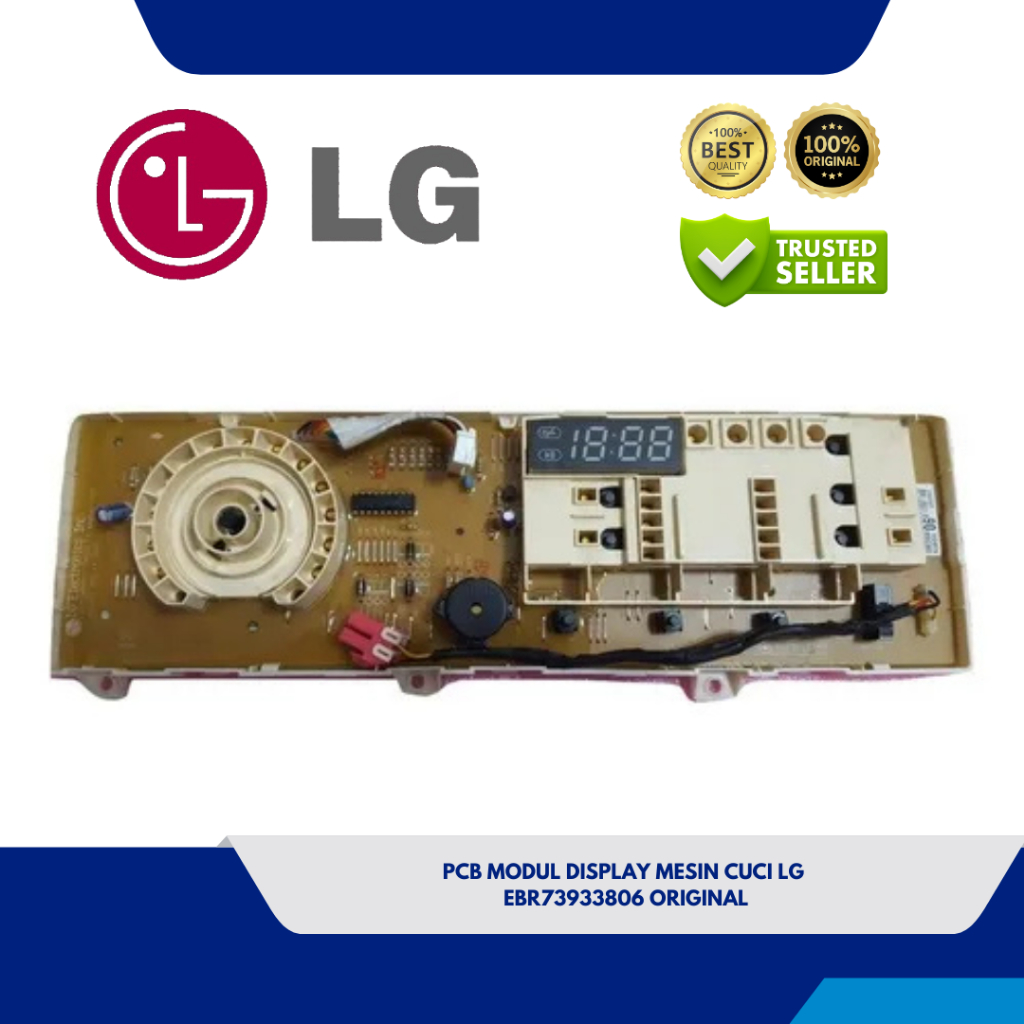 PCB MODUL DISPLAY MESIN CUCI LG EBR73933806 FM1281D6 /WD-M1070D6 ORIGINAL