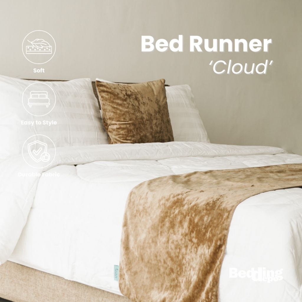 Bedding Depo - Bed Runner Hotel  `Cloud`