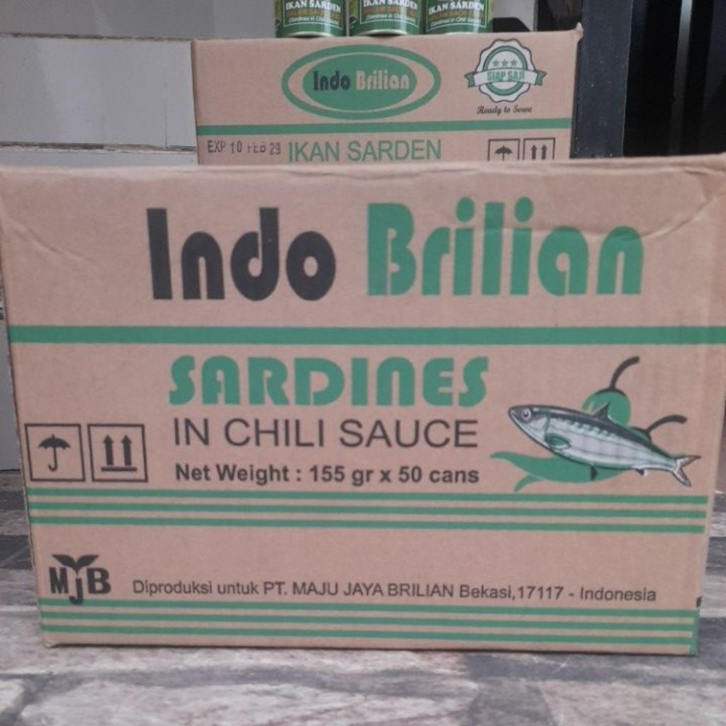 IKAN SARDEN SAOS CABE 1KARTON 50KALENG