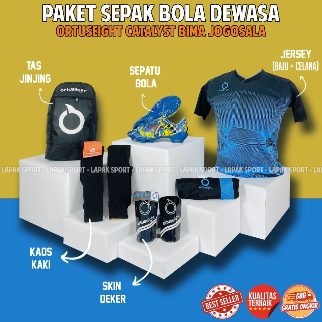 Paket Sepatu Bola Ortus Catalyst Bima Jogosala Terbaru Paket Komplit Sepatu Sepak Bola Ortuseight Le