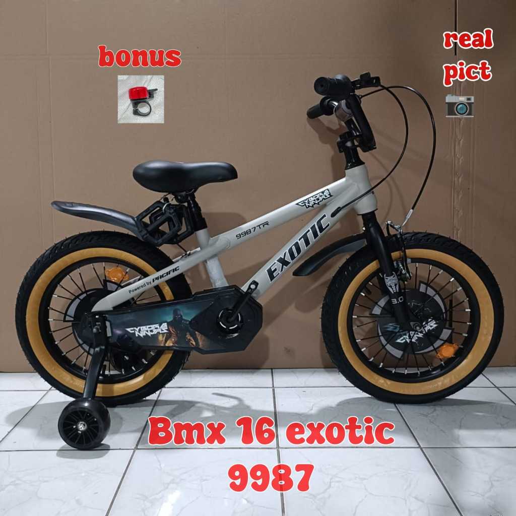 sepeda bmx 16inch exotic 9987 terbaru sepeda anak laki laki by pacific