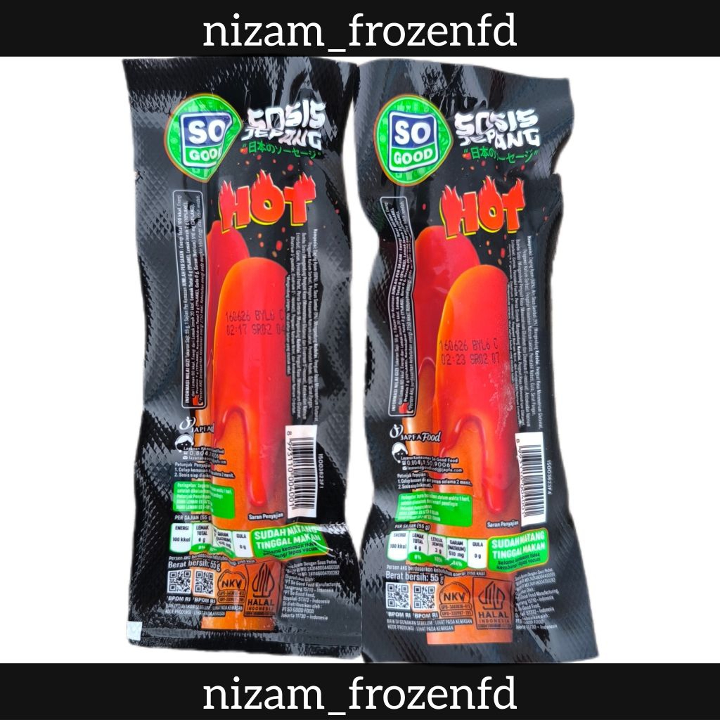 So Nice Sosis Jepang Hot 55g