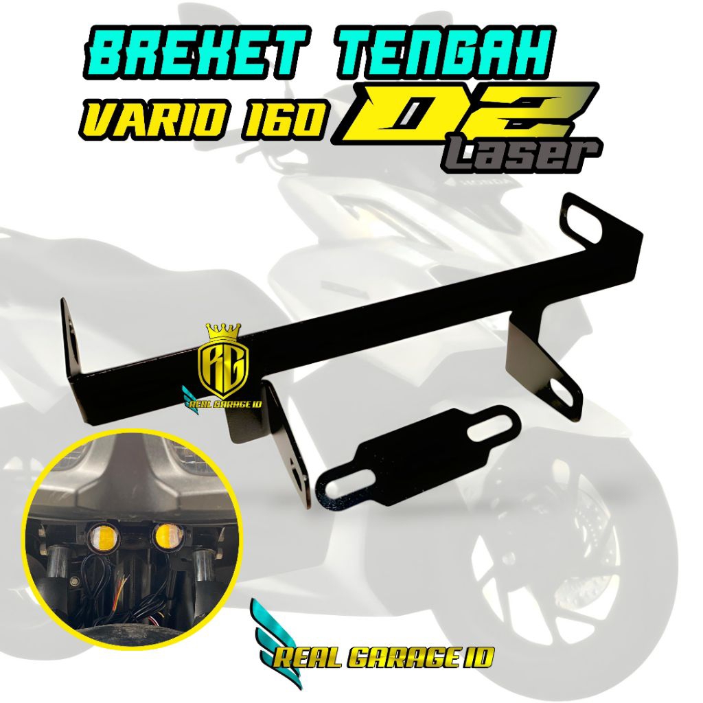 BREKET D2 LASER DI TENGAH HONDA VARIO 160