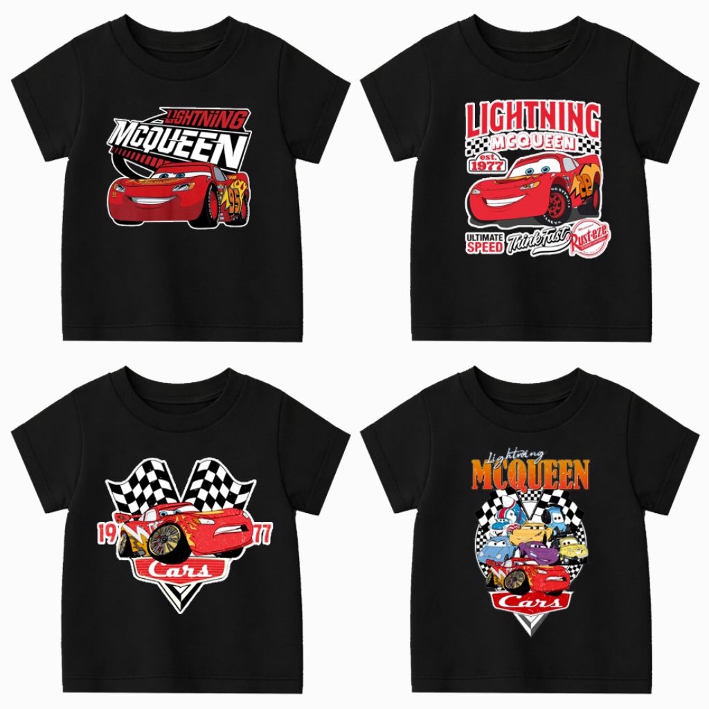 BAJU KAOS ANAK MCQUEEN KAOS ANAK LIGHTNING MCQUEEN