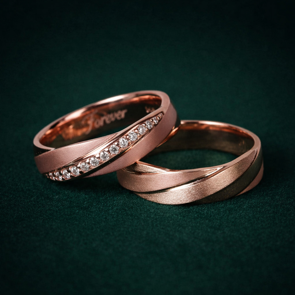 Spilla Jewelry Z-25 Cincin Couple Perak (Silver 925) Tunangan Nikah