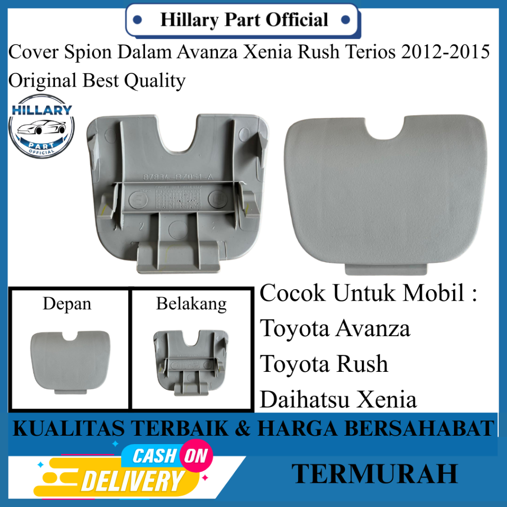 Cover Spion Dalam Avanza Xenia Rush Terios 2012-2015 Original