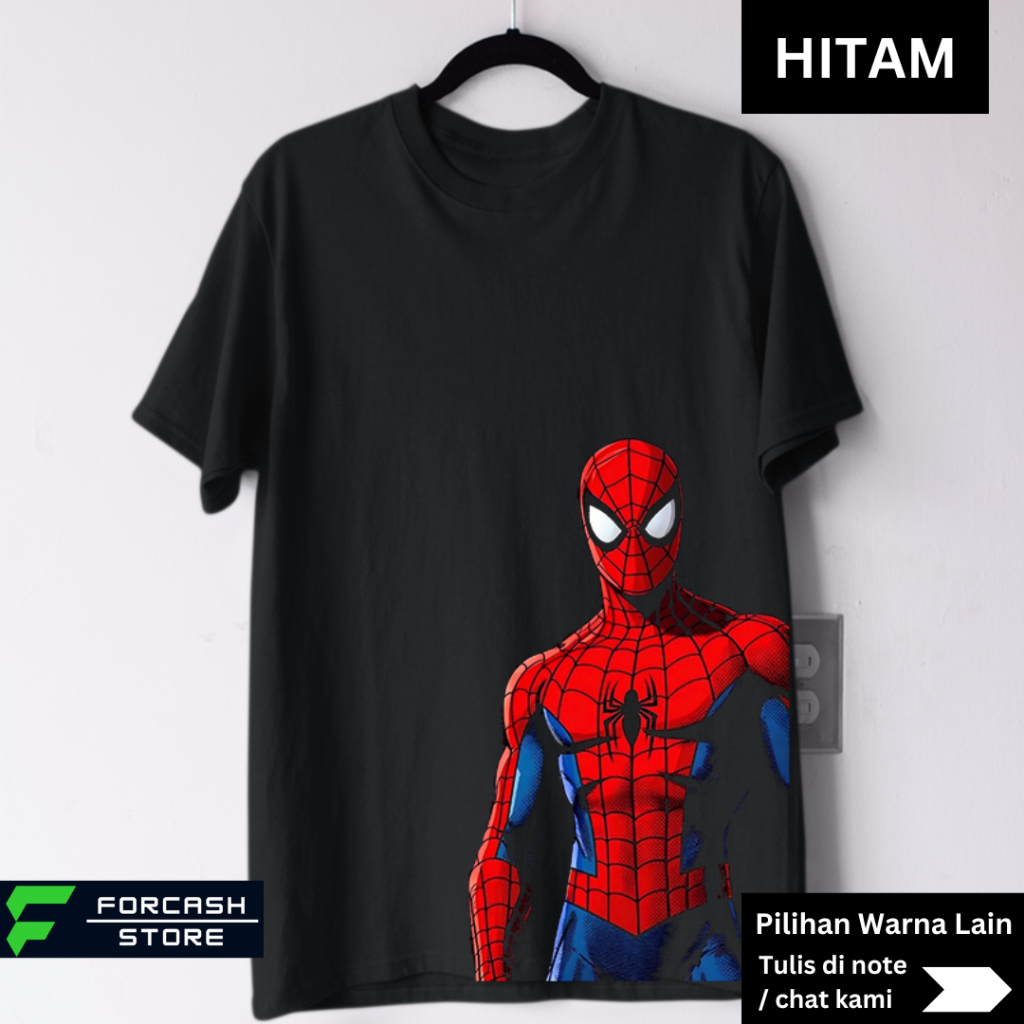 Kaos Superhero Spiderm4n Dewasa S–7XL Jumbo Big Size & Kaos Anak XS–XL (Usia 2–13 Tahun – Cotton Com