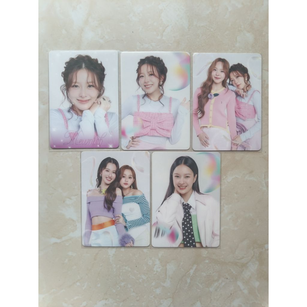 (READY) SHARING CC COLLECTIBLE CARD BLUSH BLOSSOM FANFEST BB FANFEST GMMTV Milk/ViewMim/Mewnich/June